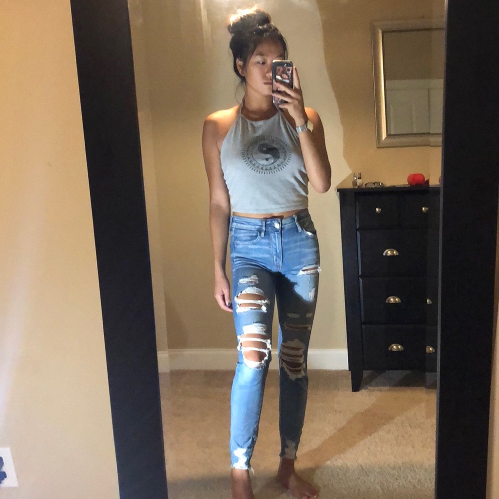 AEO high rise jegging SUPER TRETCH X